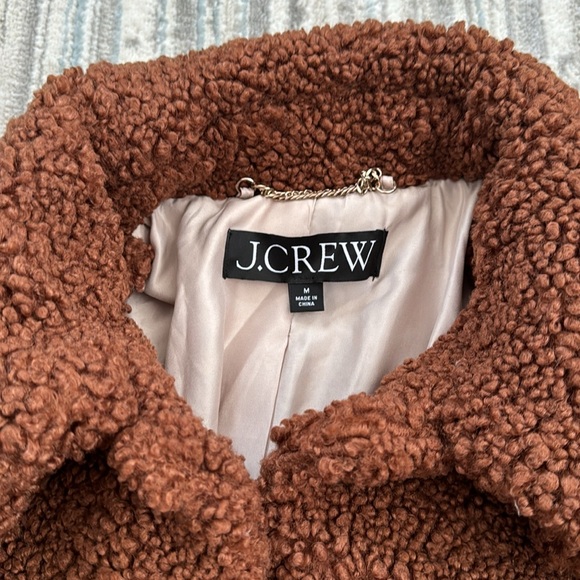 J. Crew Sherpa top coat - Picture 2 of 3